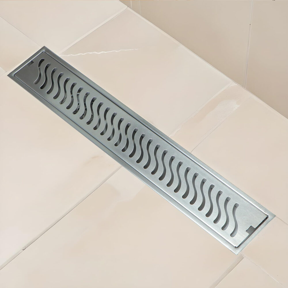 Long Floor Drain PREMIUM QUALITY SS 304 GRADE, Removable Structure Shower Drain Rust Resistance for Bathroom WITH 10 YEARS REPLACEMENT WARRANTY - 36"
